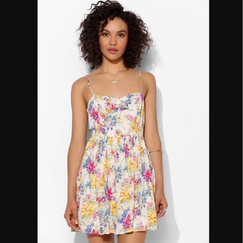 Lucca Couture UO Floral gauzey Sundress